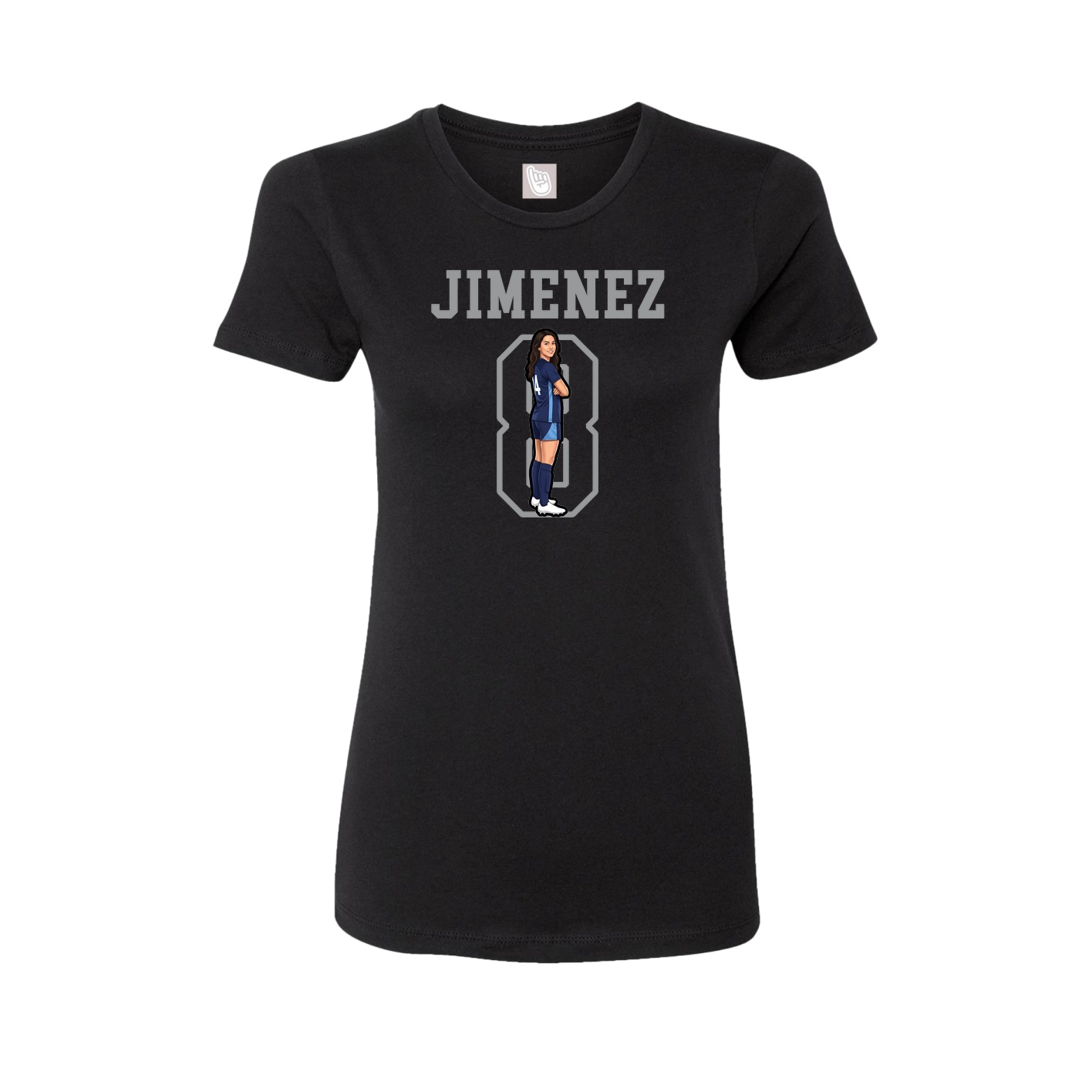 Fitted Women's Tee — Shirsey in Black