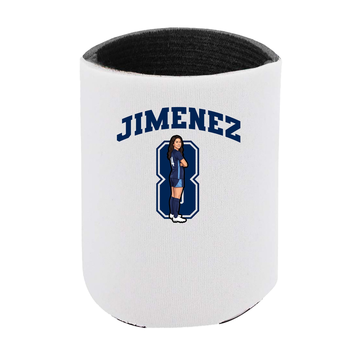 Can Holder — Number in White