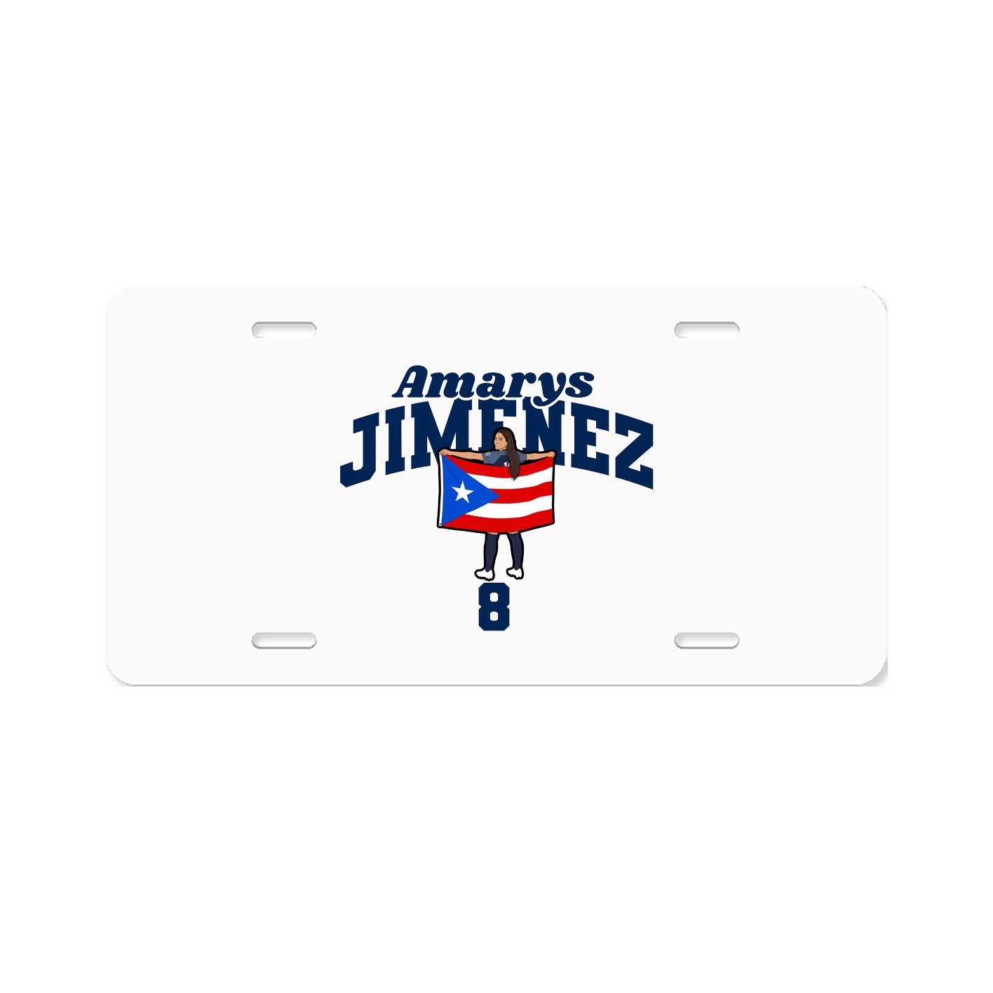 License Plate — Signature Arch in Classic