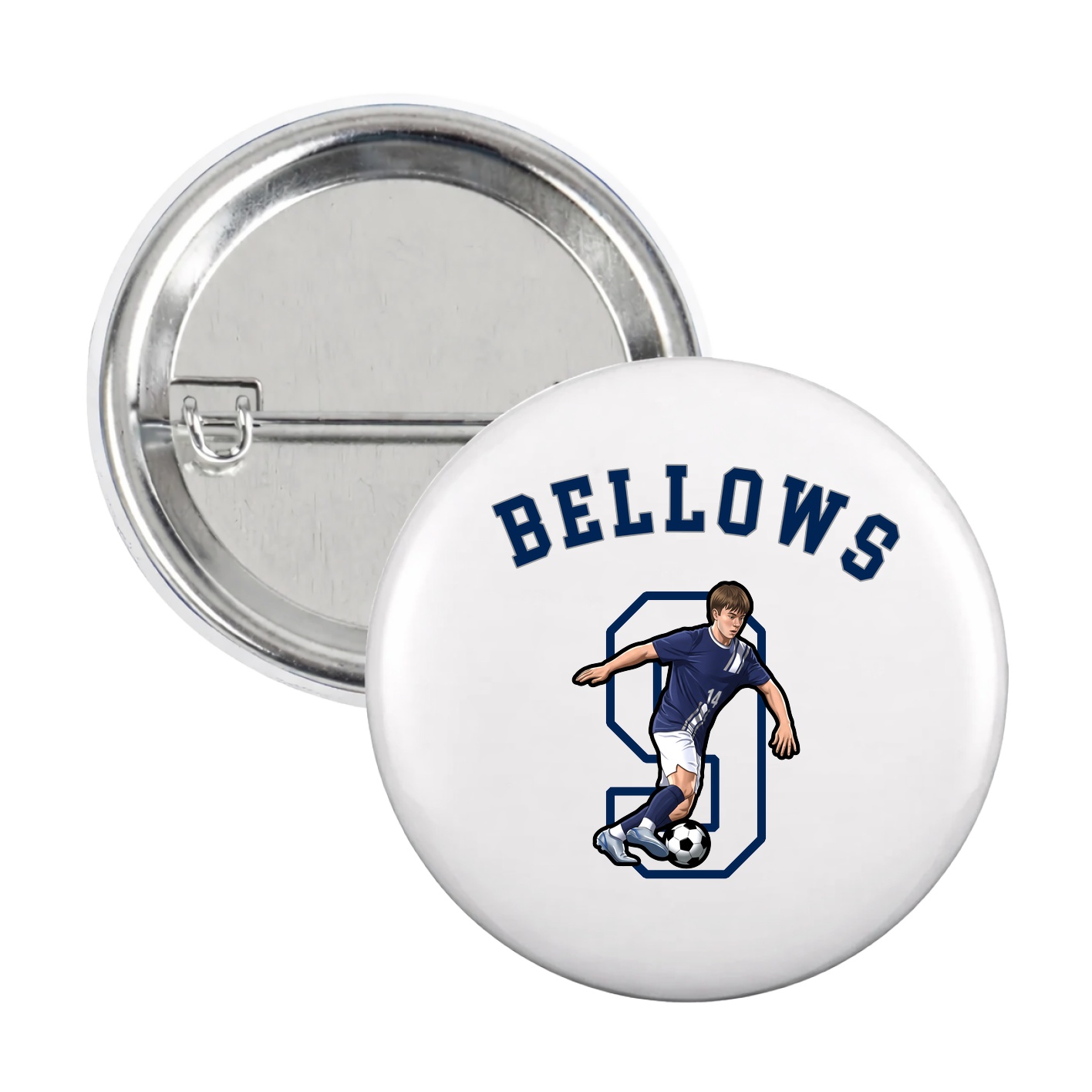 Game Day Button — Shirsey Arch in White