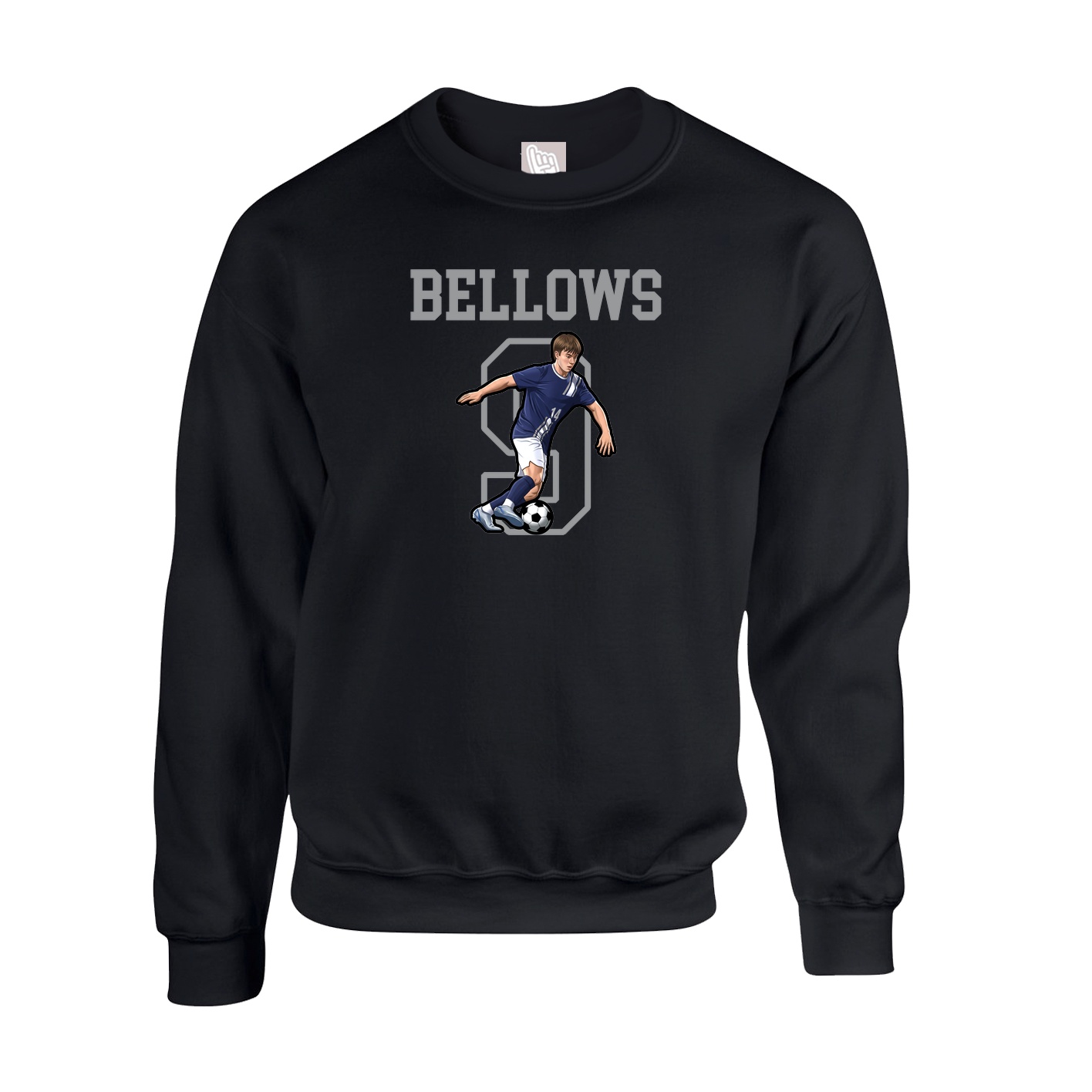Fleece Crew — Shirsey in Black