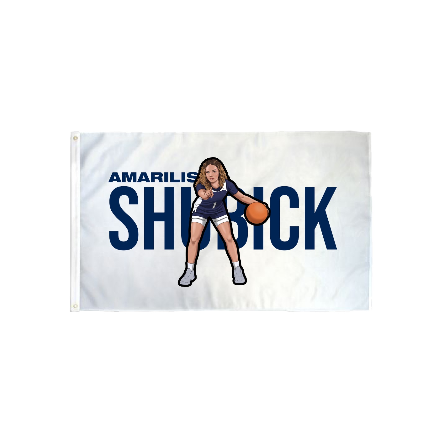 3x5 Flag — Player Name in Classic