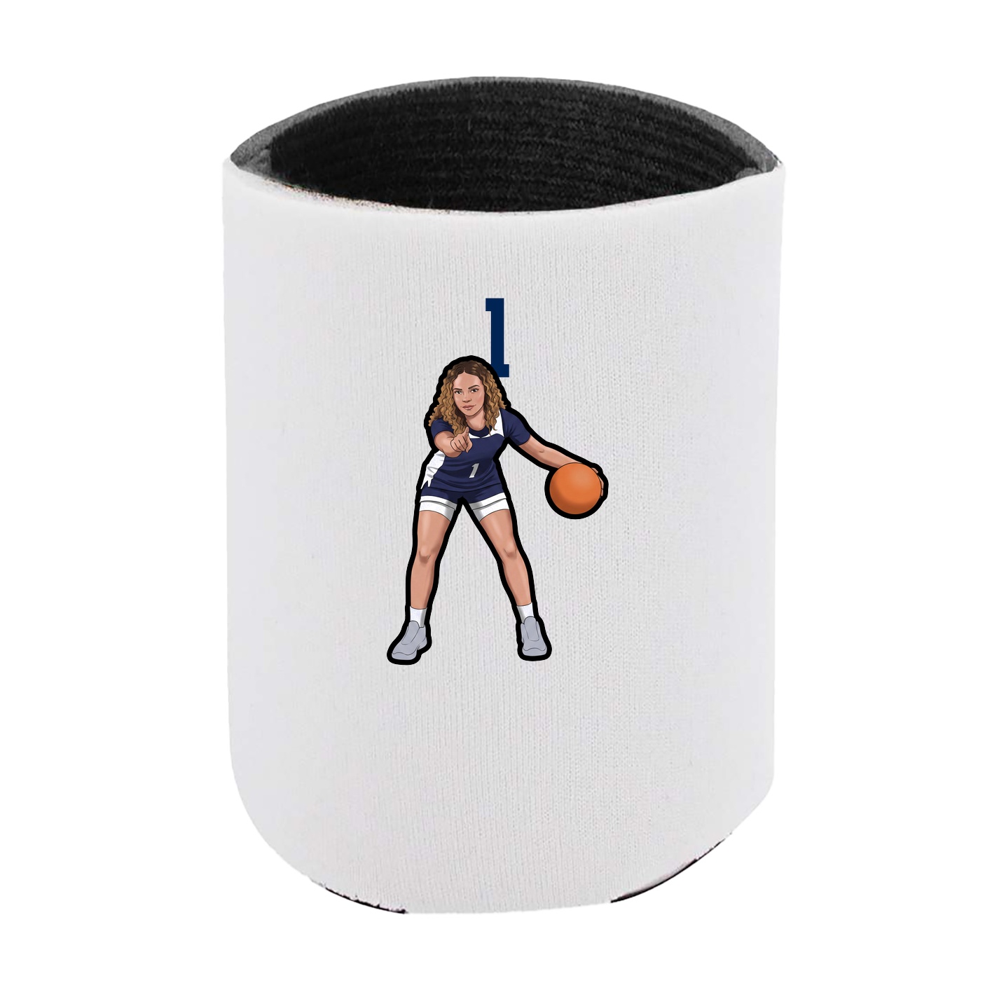 Can Holder — Number Top in White