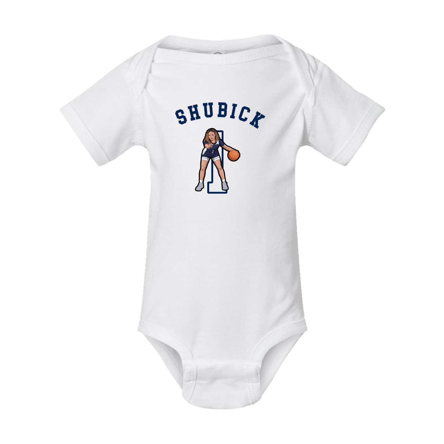Baby Onesie — Shirsey Arch in White