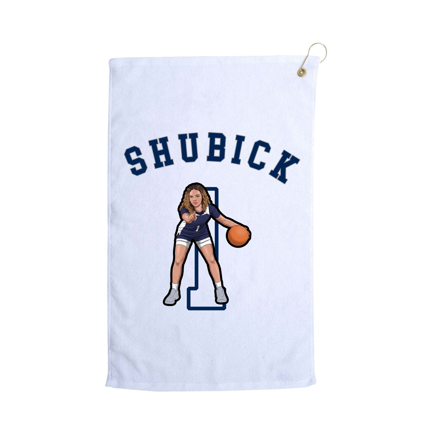 Golf Towel — Shirsey Arch in White
