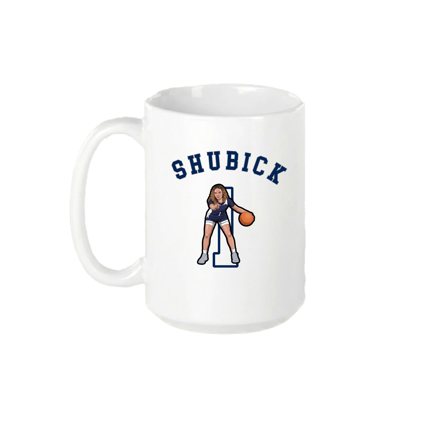 15oz Coffee Mug — Shirsey Arch in White