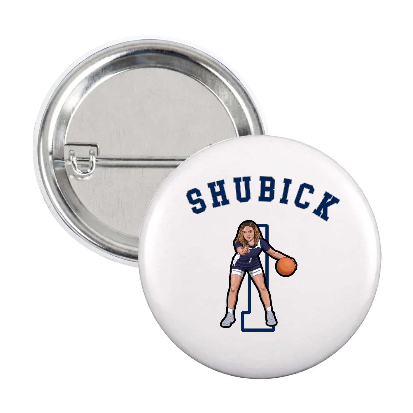 Game Day Button — Shirsey Arch in White