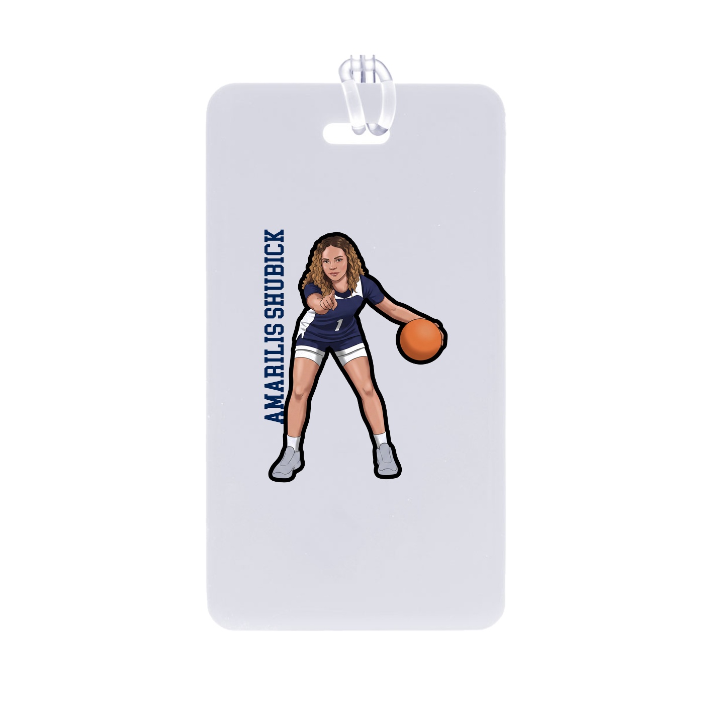 Bag Tag — Name Vertical in Classic
