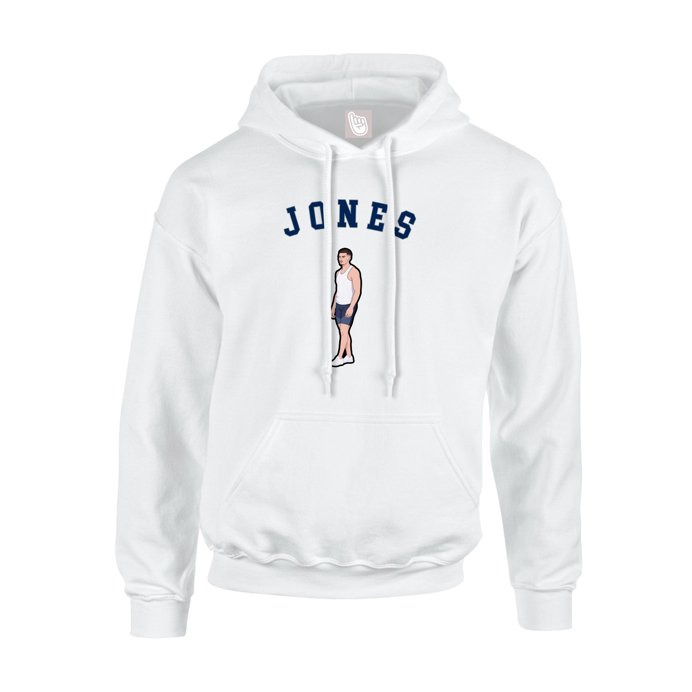 Hoodie — Shirsey Arch in White