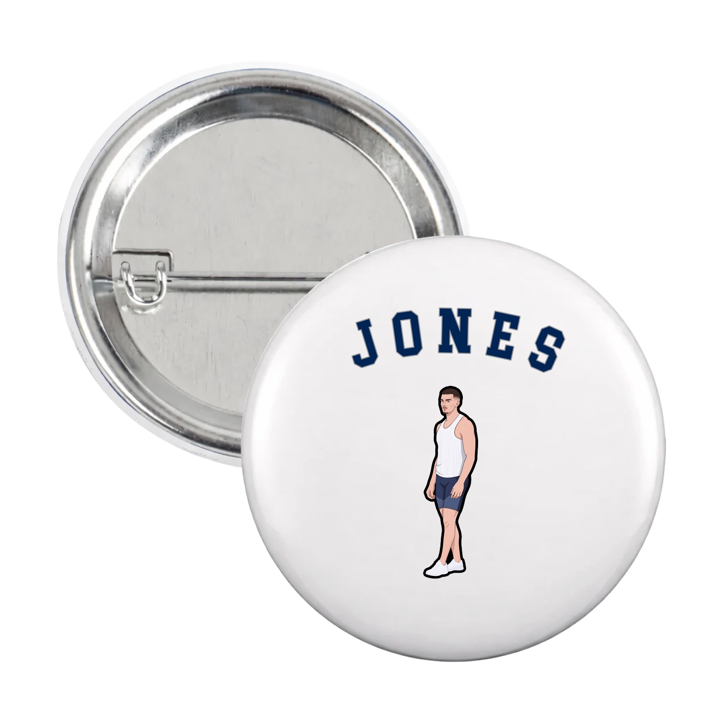 Game Day Button — Shirsey Arch in White