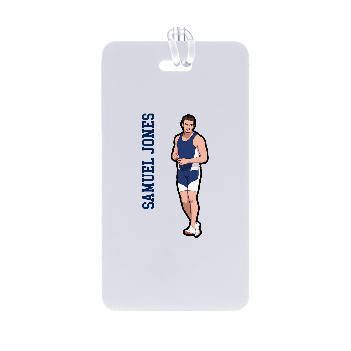 Bag Tag — Name Vertical in Classic