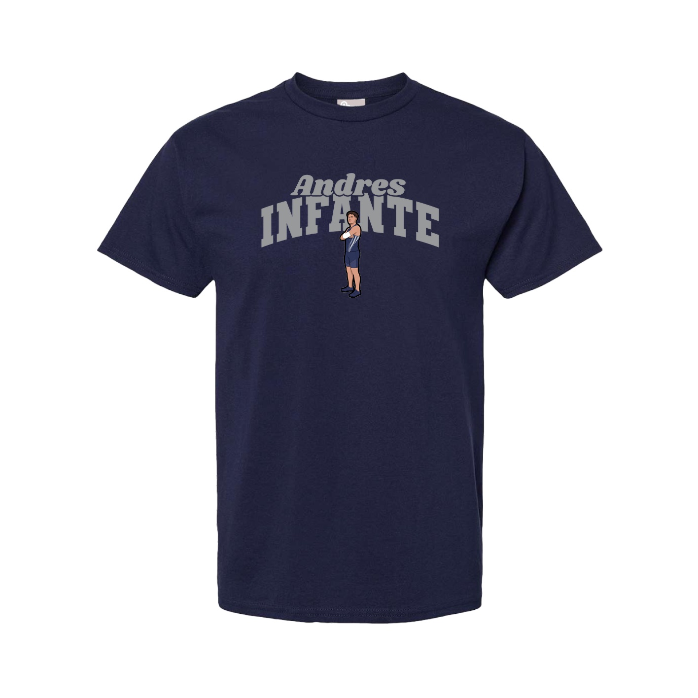 Youth Tee — Signature Arch in Navy