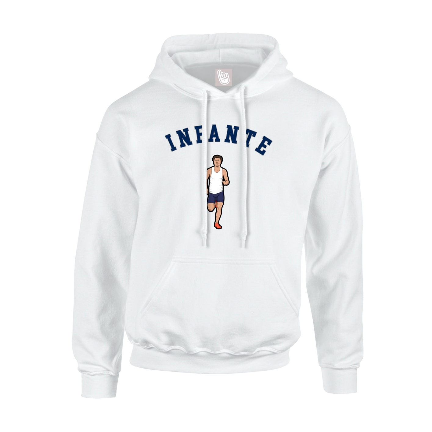 Youth Hoodie — Shirsey Arch in White
