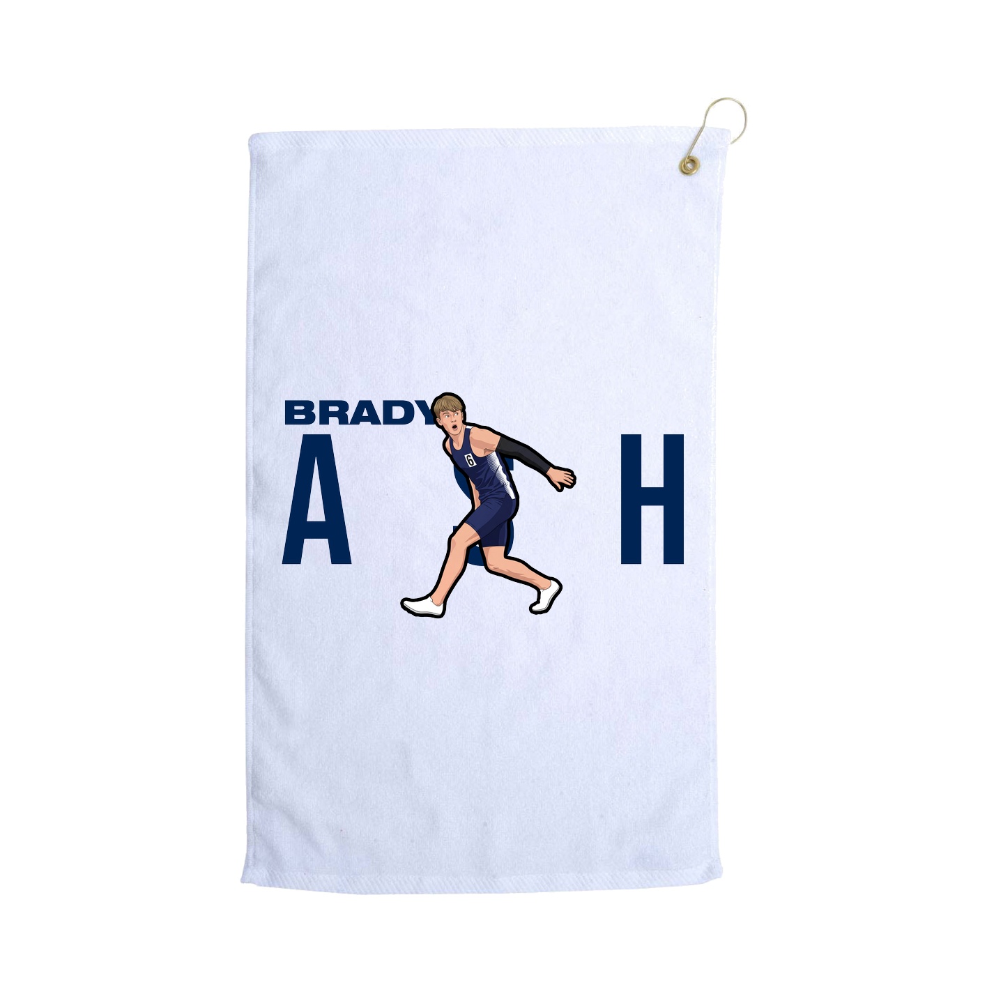 Golf Towel — Player Name in White