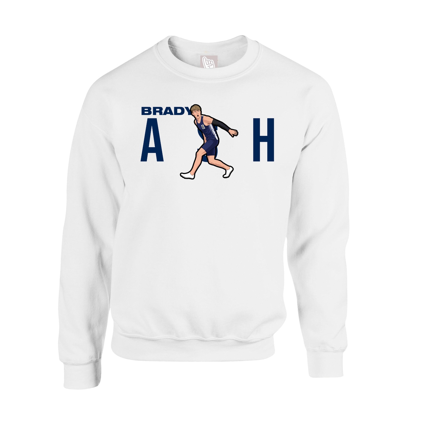 Fleece Crew — Player Name in White