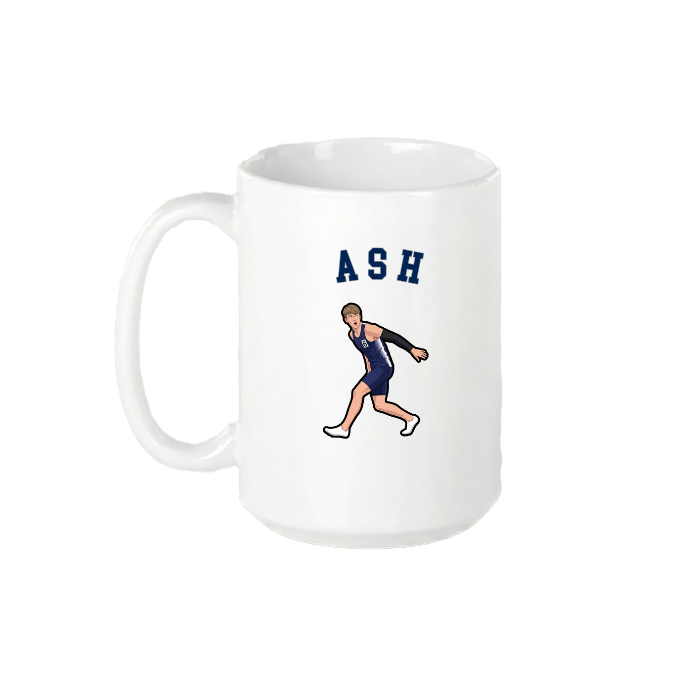 15oz Coffee Mug — Shirsey Arch in White