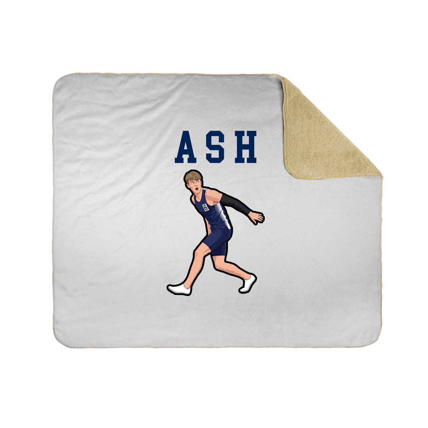 Throw Blanket — Shirsey in White