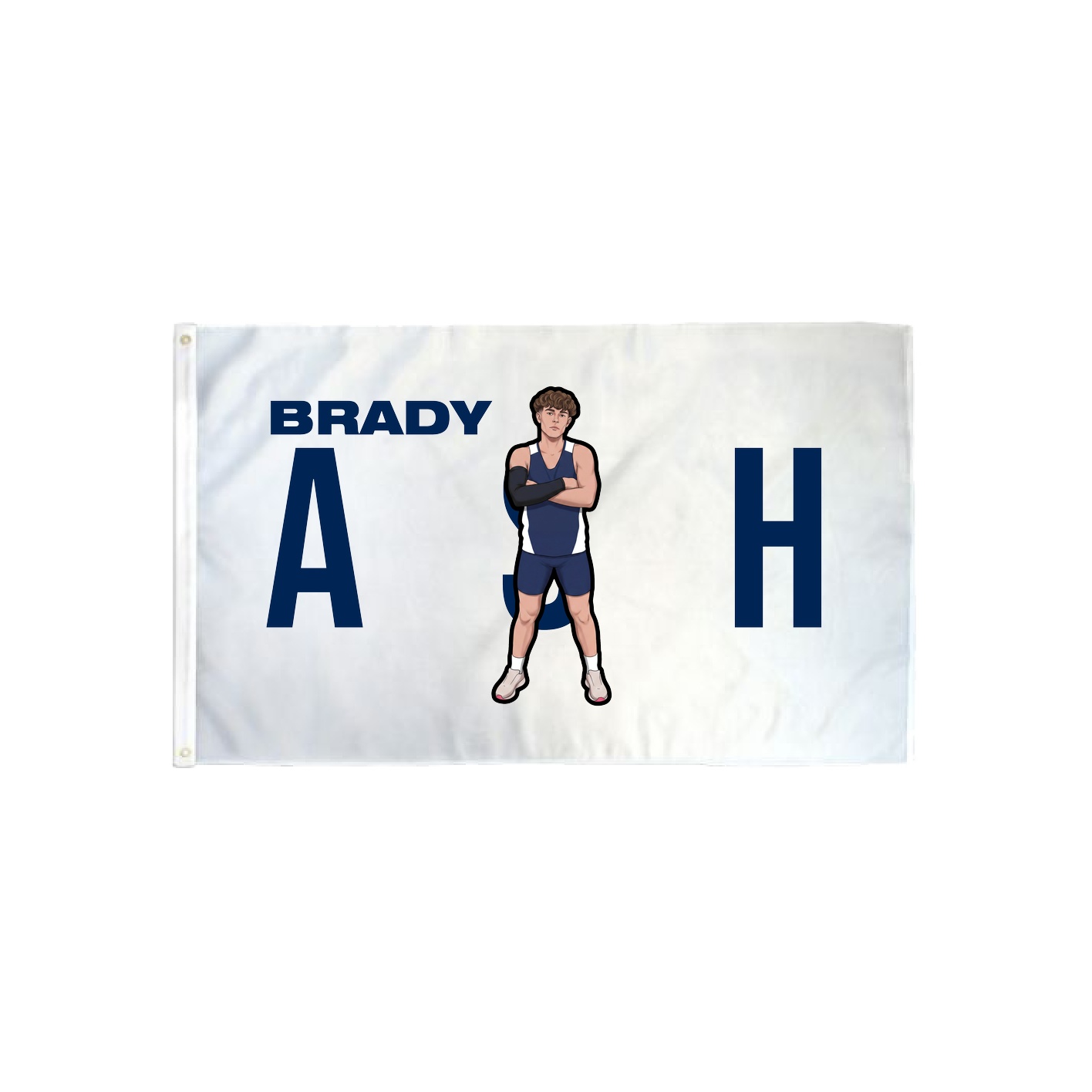 3x5 Flag — Player Name in Classic