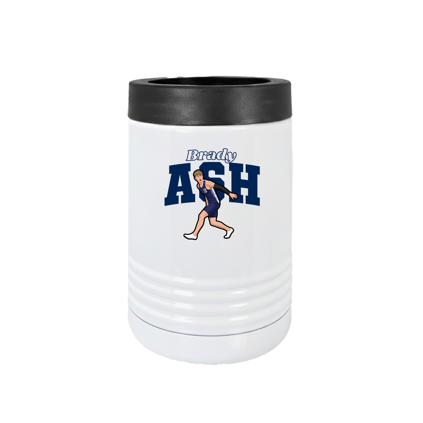 Beverage Holder — Name Arch in White