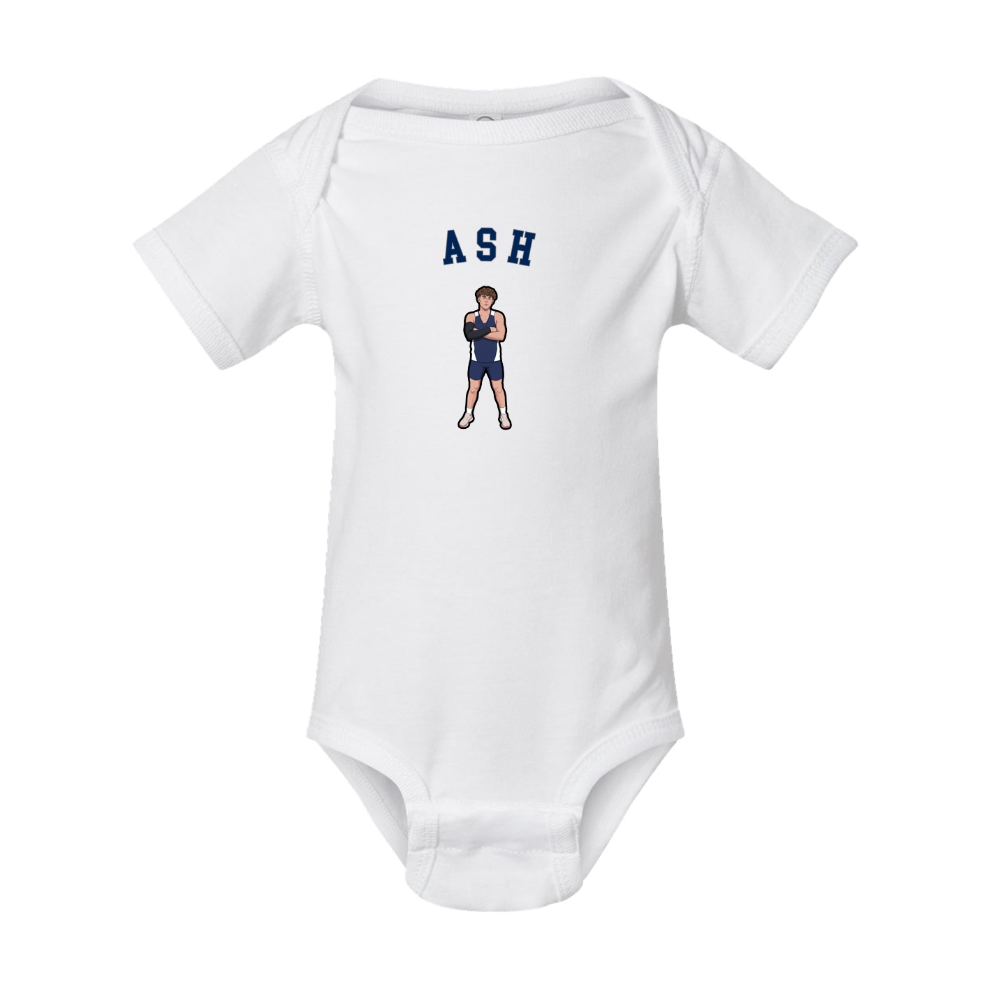 Baby Onesie — Shirsey Arch in White