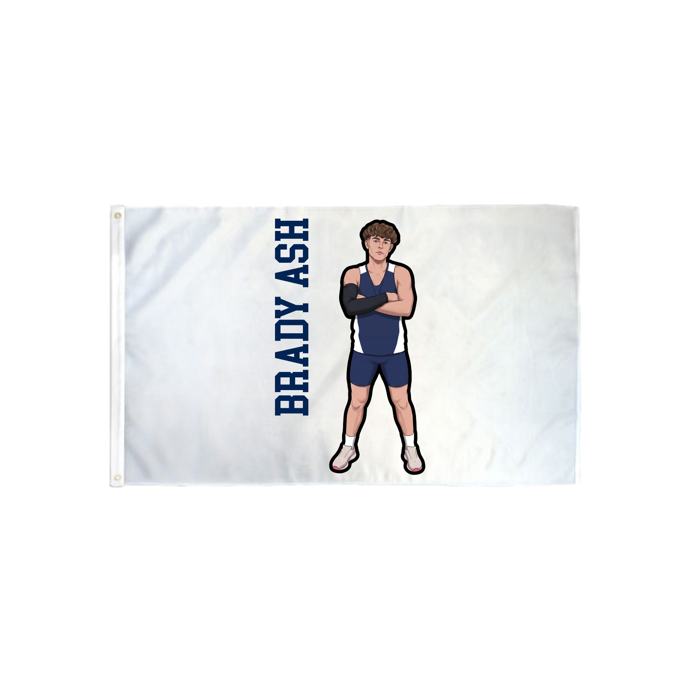 3x5 Flag — Name Vertical in Classic