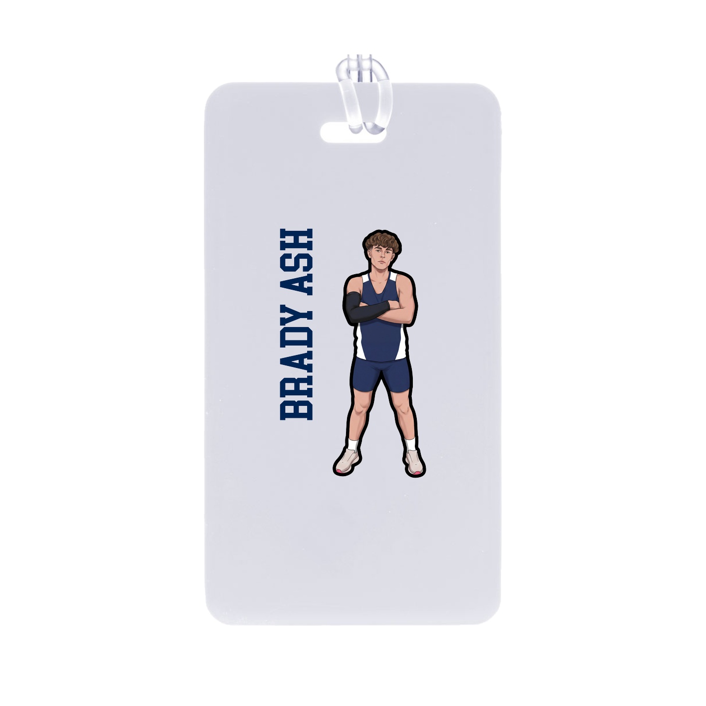 Bag Tag — Name Vertical in Classic
