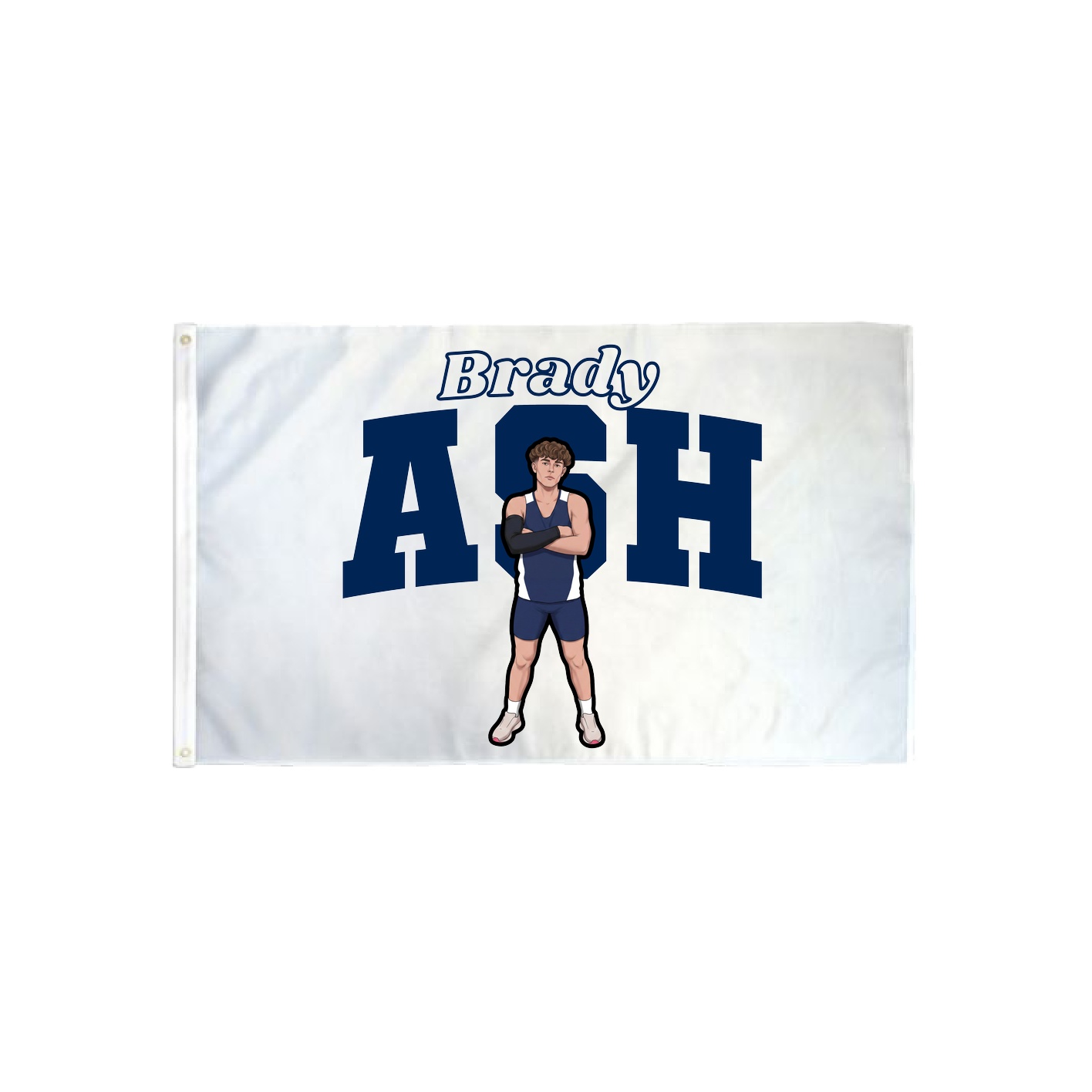 3x5 Flag — Name Arch in Classic