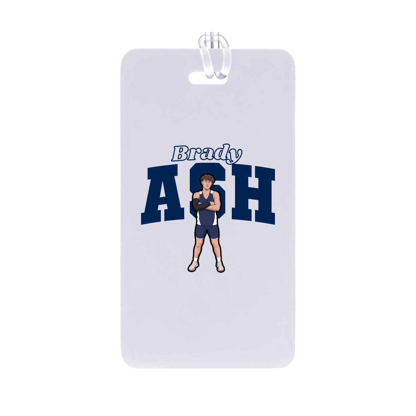 Bag Tag — Name Arch in Classic