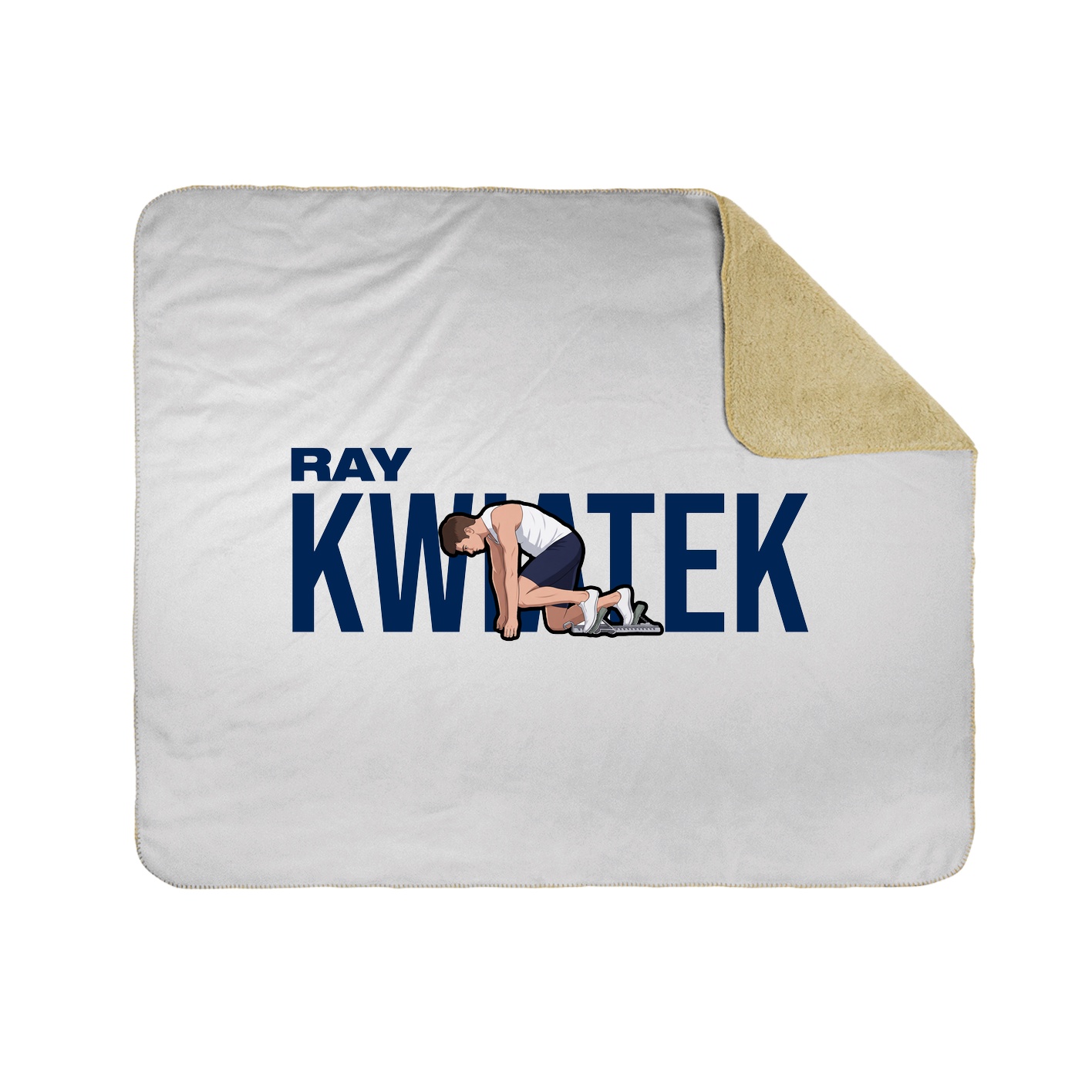 Throw Blanket — Player Name in White