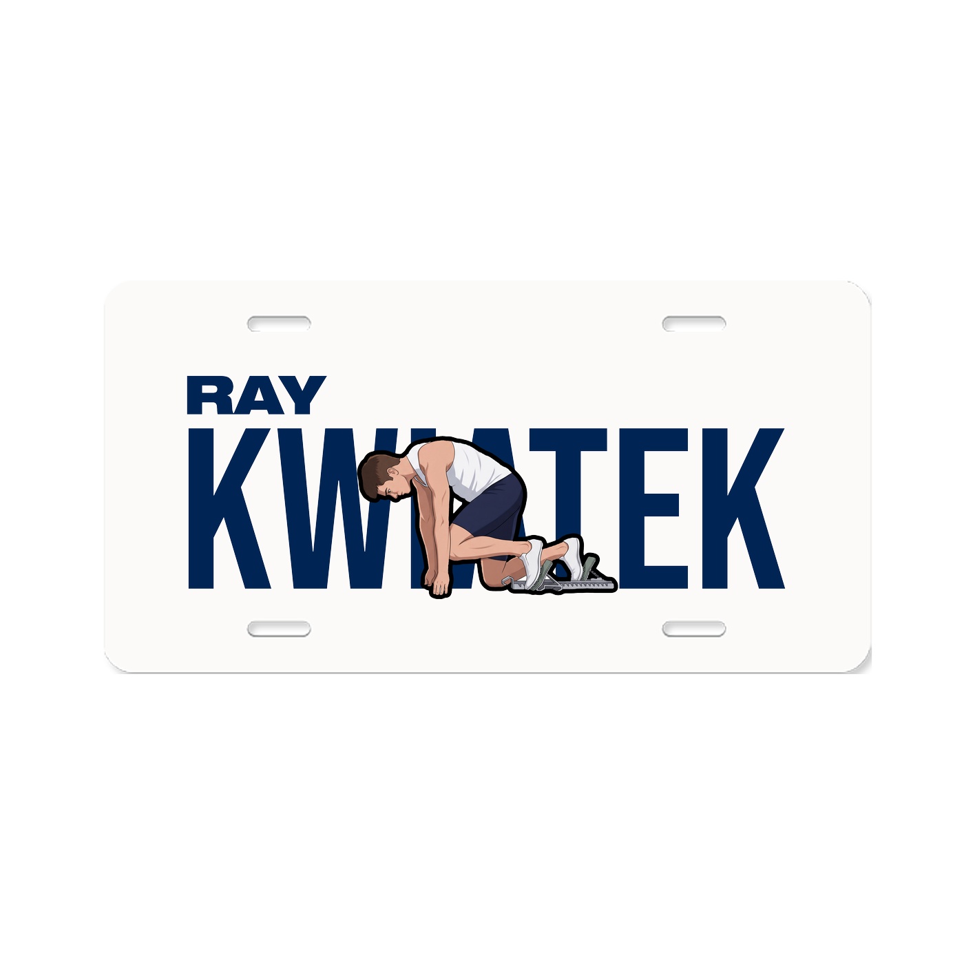 License Plate — Player Name in Classic