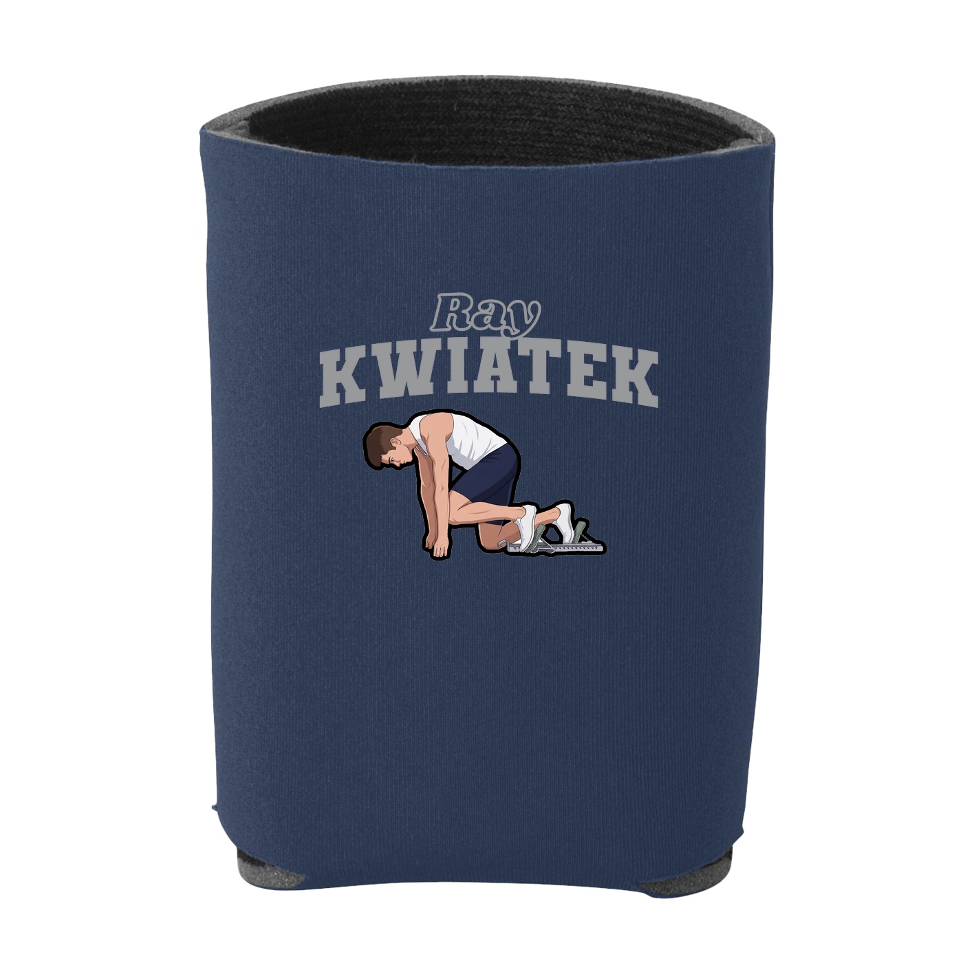 Can Holder — Name Arch in Navy
