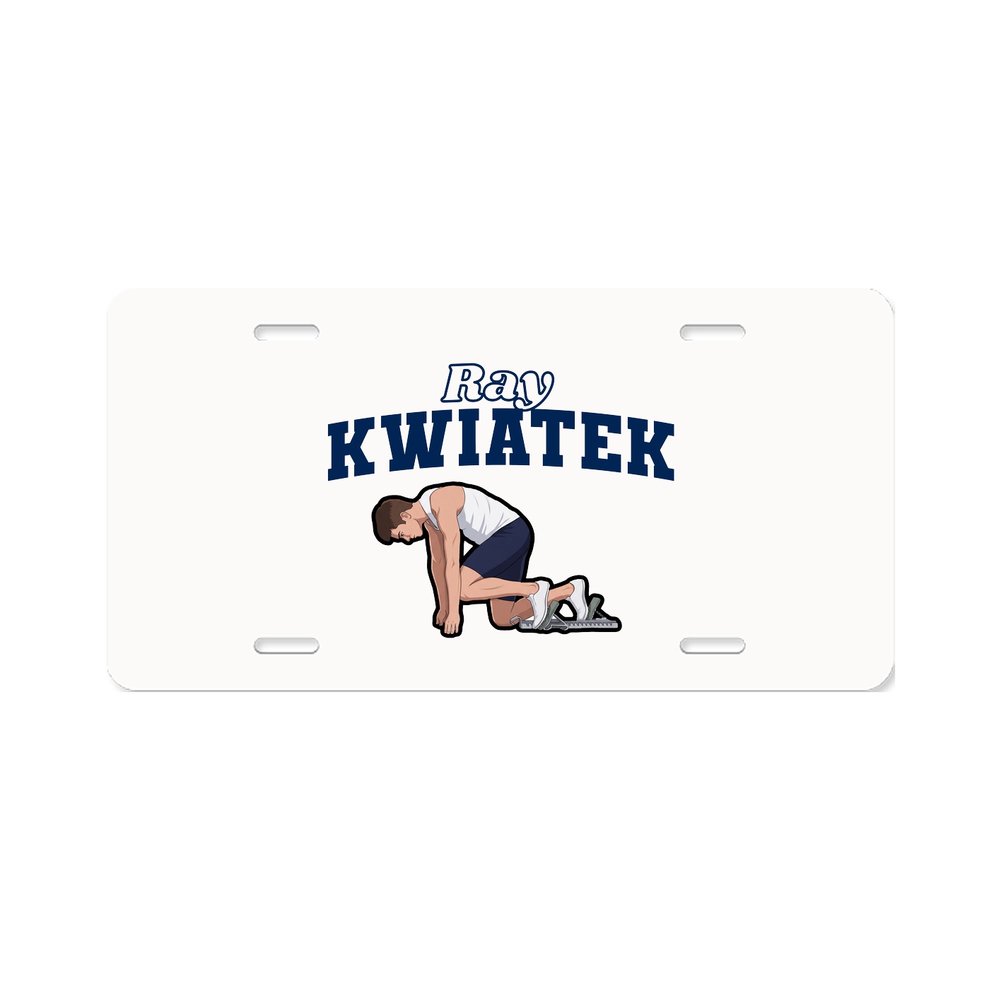License Plate — Name Arch in Classic