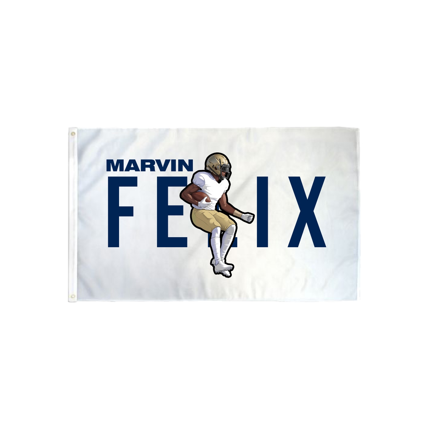 3x5 Flag — Player Name in Classic