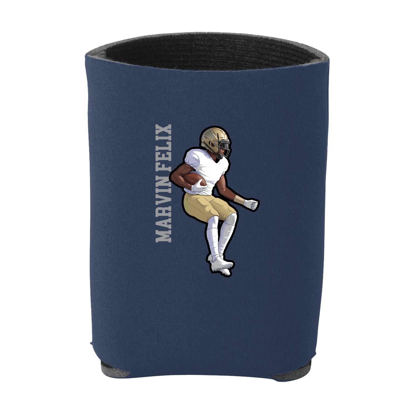 Can Holder — Name Vertical in Navy