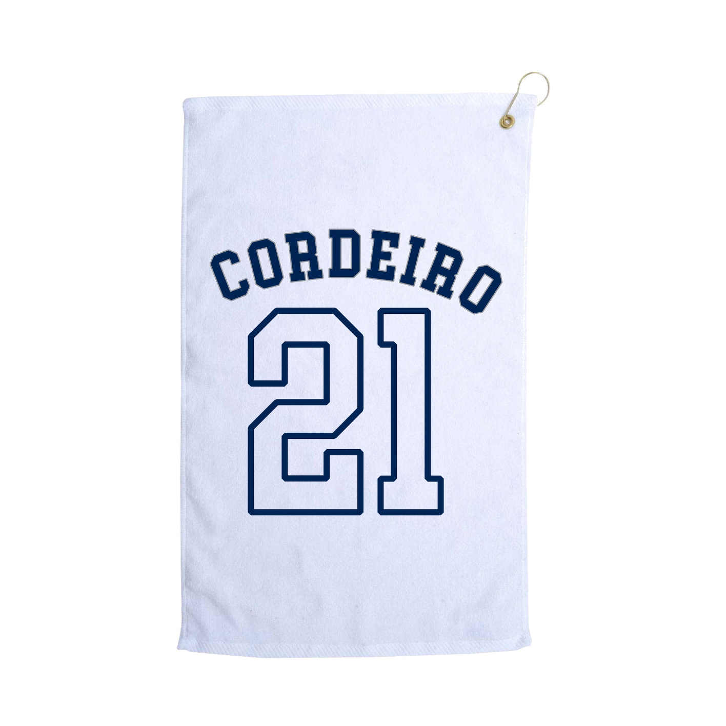 Golf Towel — Shirsey Arch in White