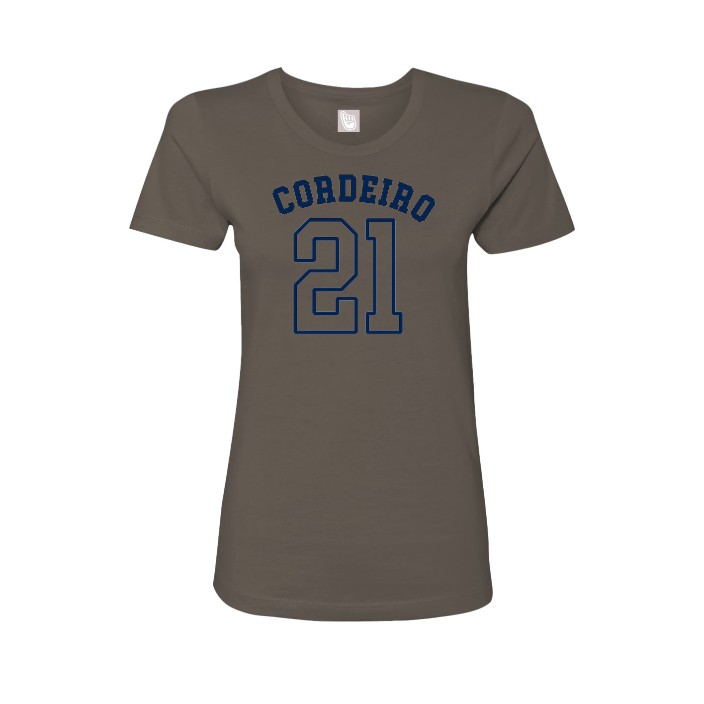 Fitted Women's Tee — Shirsey Arch in Grey