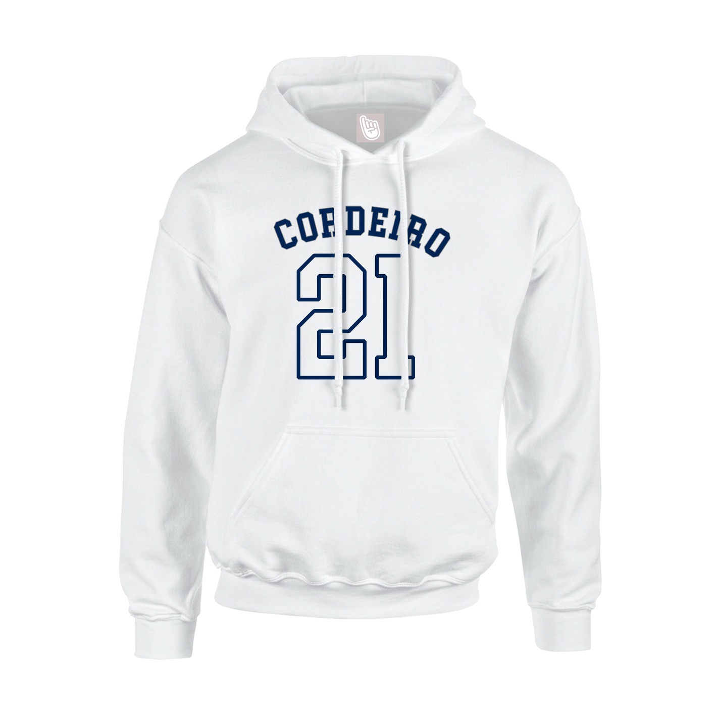 Hoodie — Shirsey Arch in White