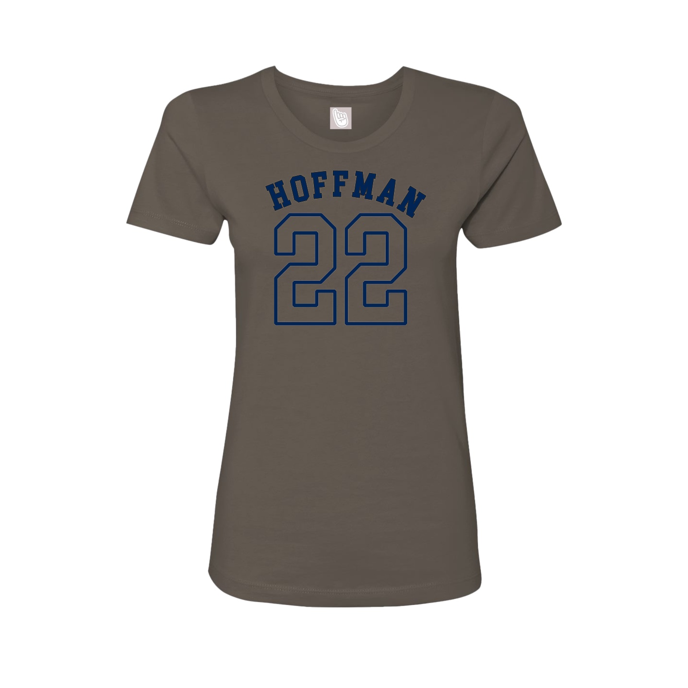 Fitted Women's Tee — Shirsey Arch in Grey