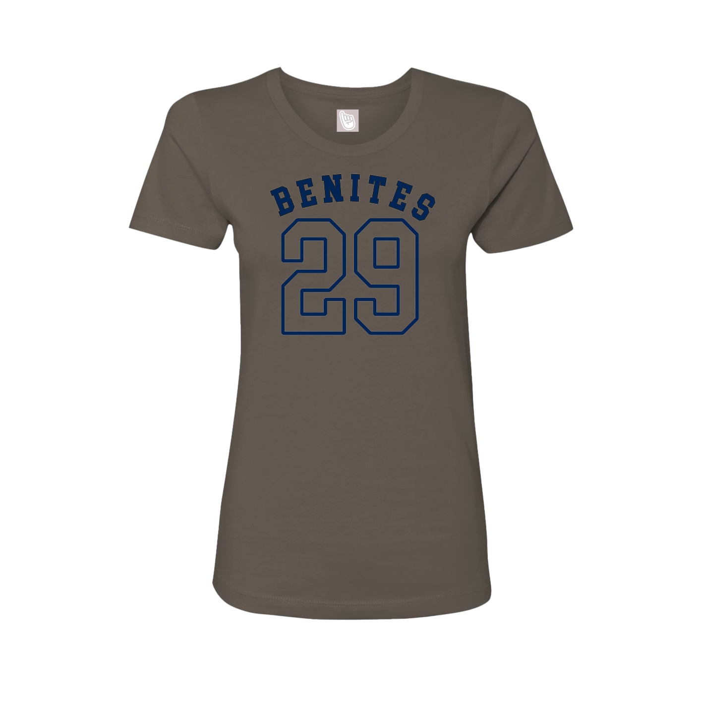 Fitted Women's Tee — Shirsey Arch in Grey