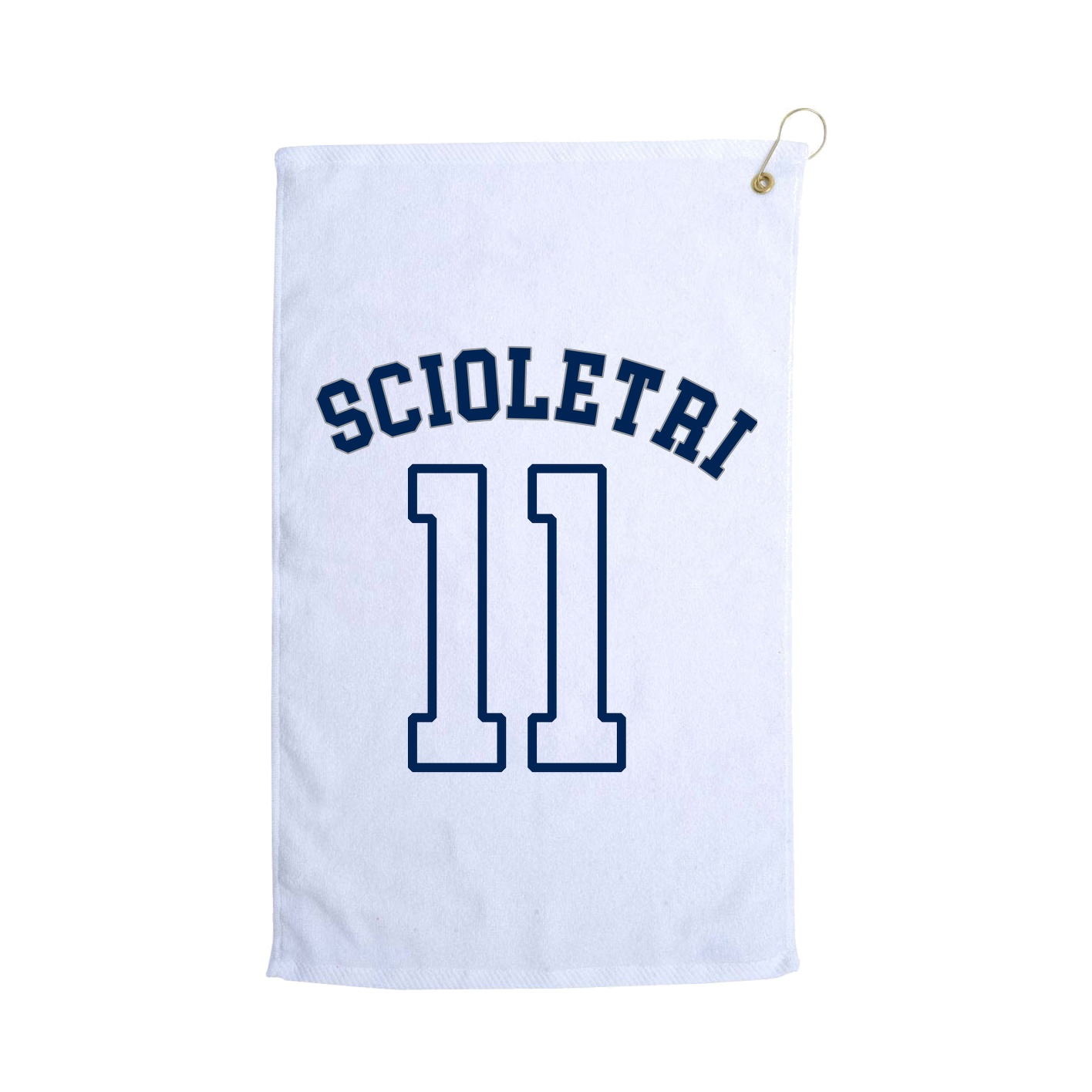 Golf Towel — Shirsey Arch in White
