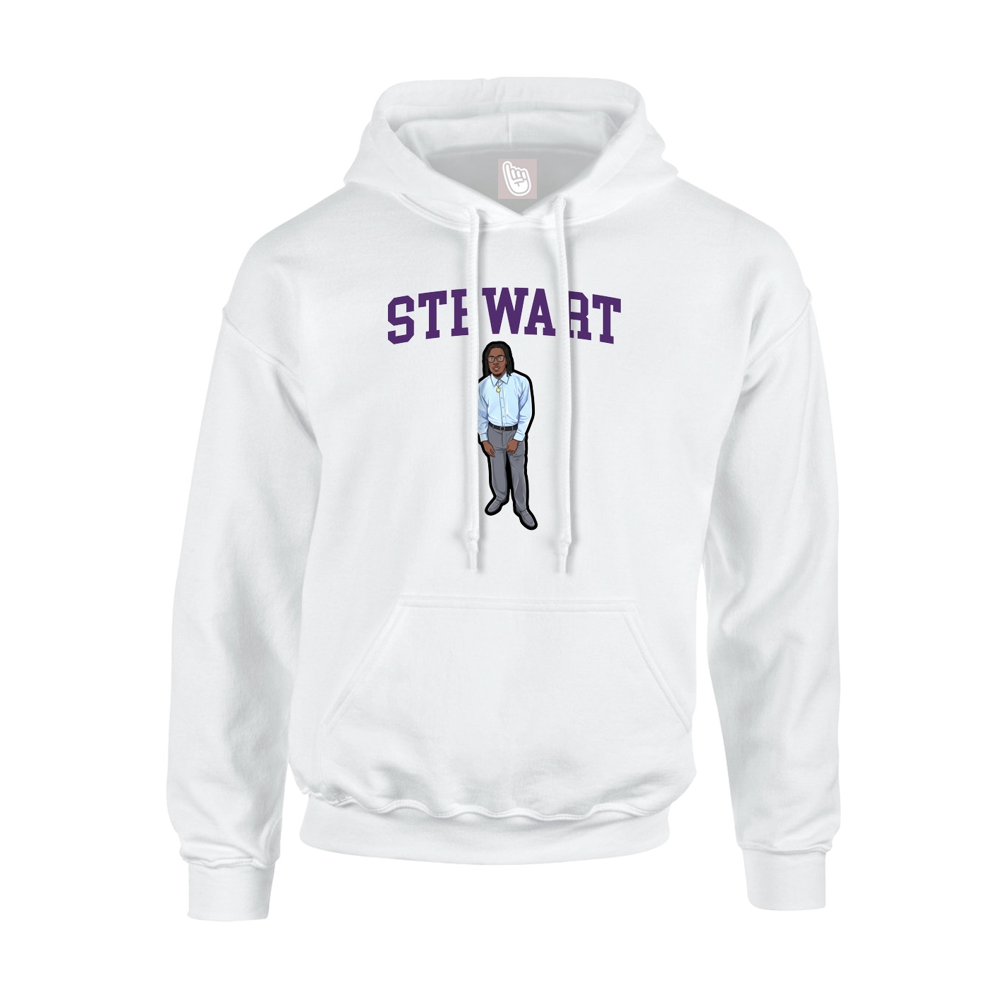 Hoodie — Shirsey in White