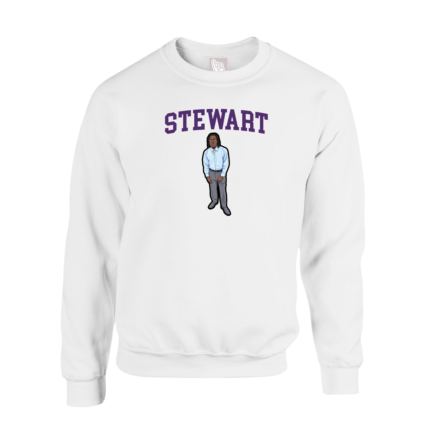 Fleece Crew — Shirsey in White