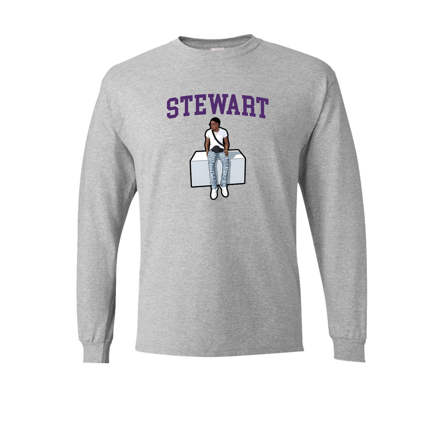 Long Sleeve Tee — Shirsey in Grey