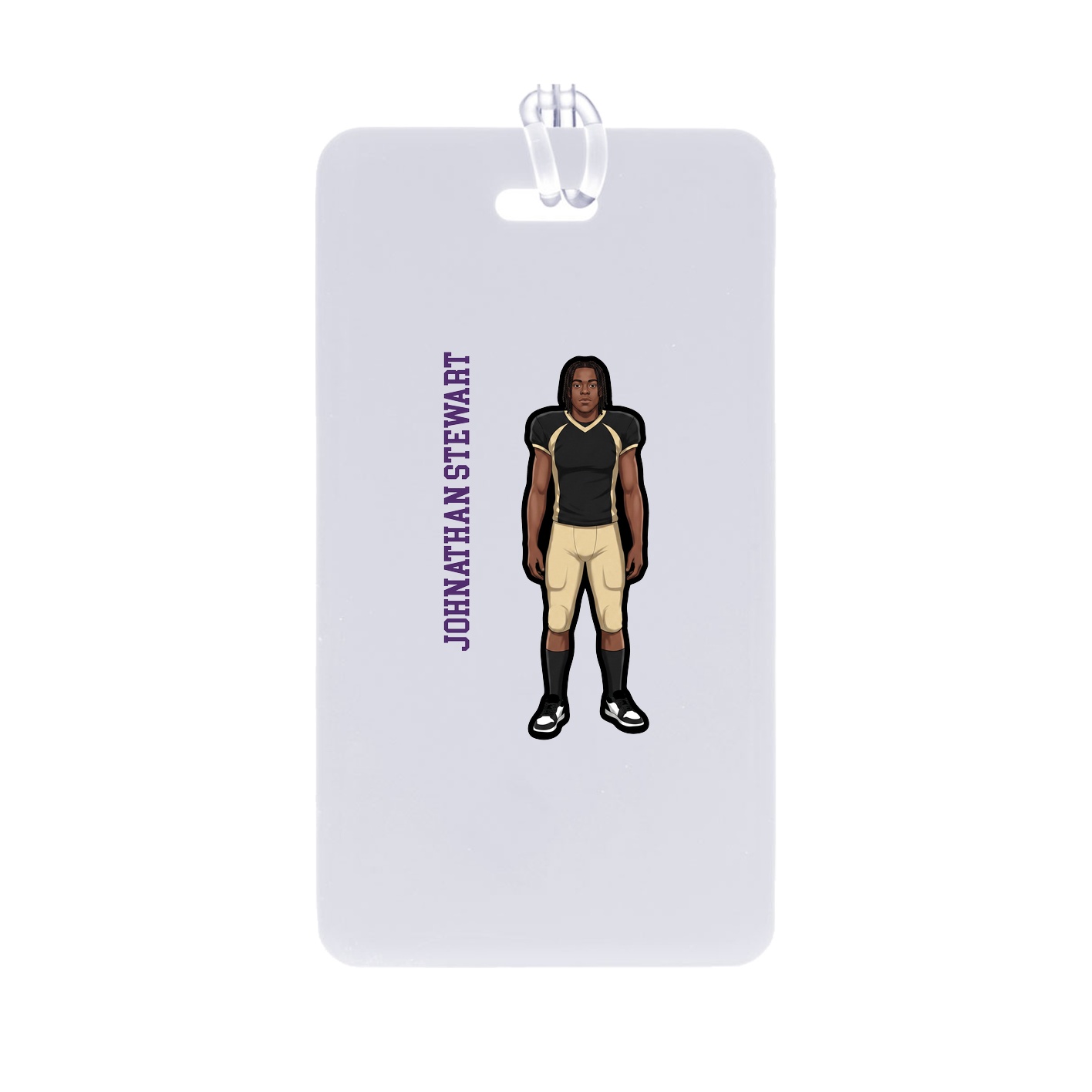Bag Tag — Name Vertical in Classic