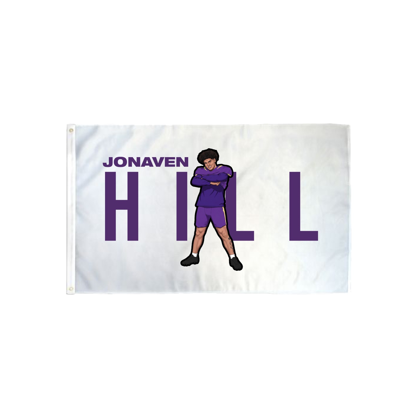 3x5 Flag — Player Name in Classic
