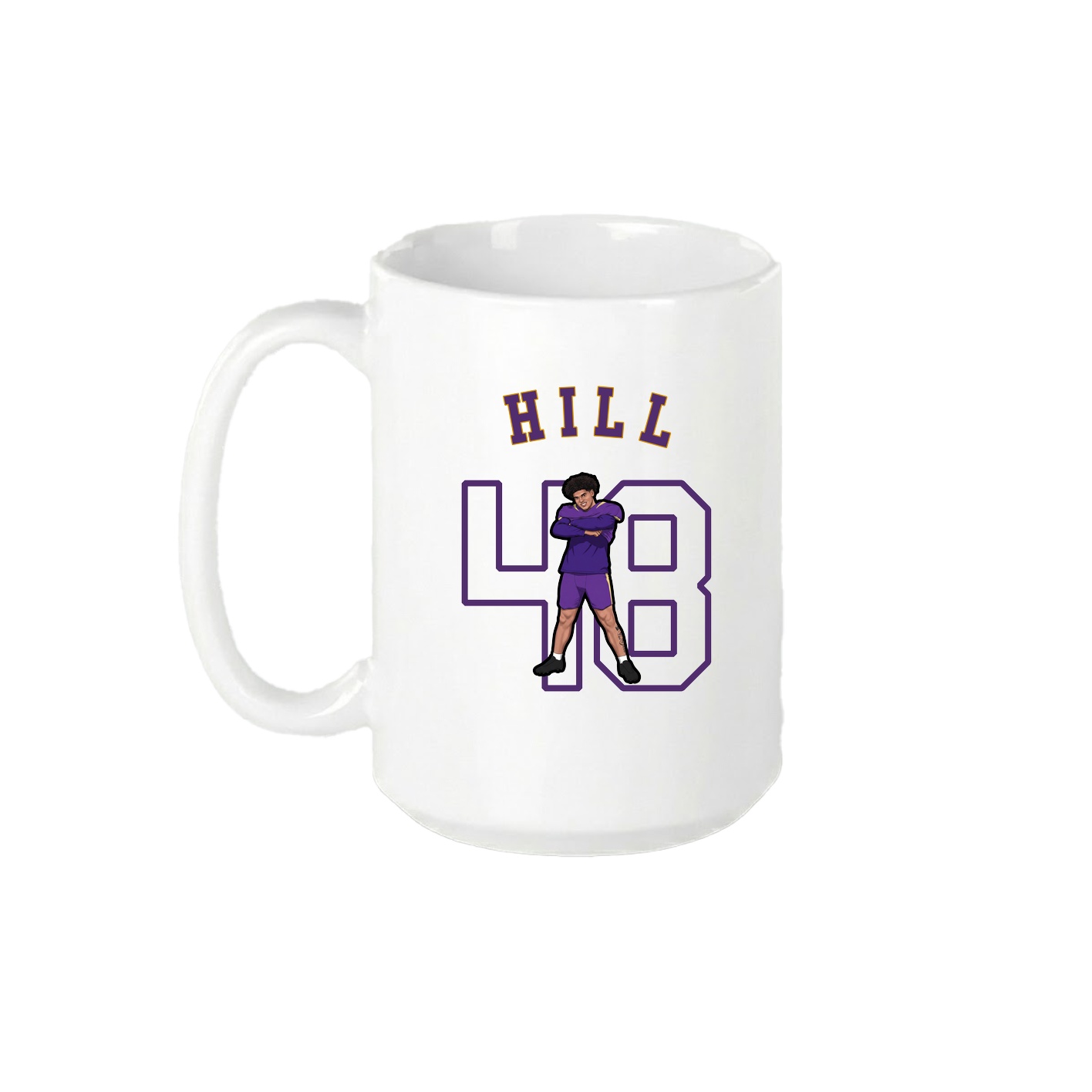15oz Coffee Mug — Shirsey Arch in White
