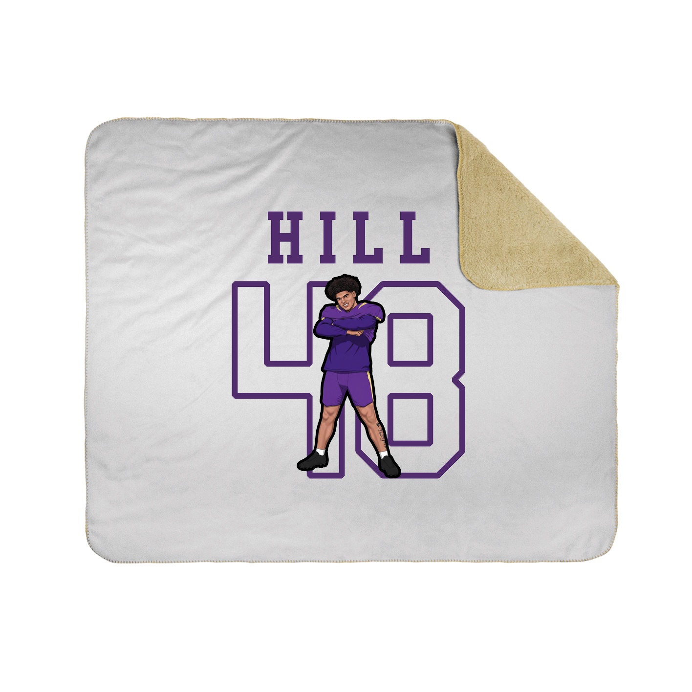 Throw Blanket — Shirsey in White