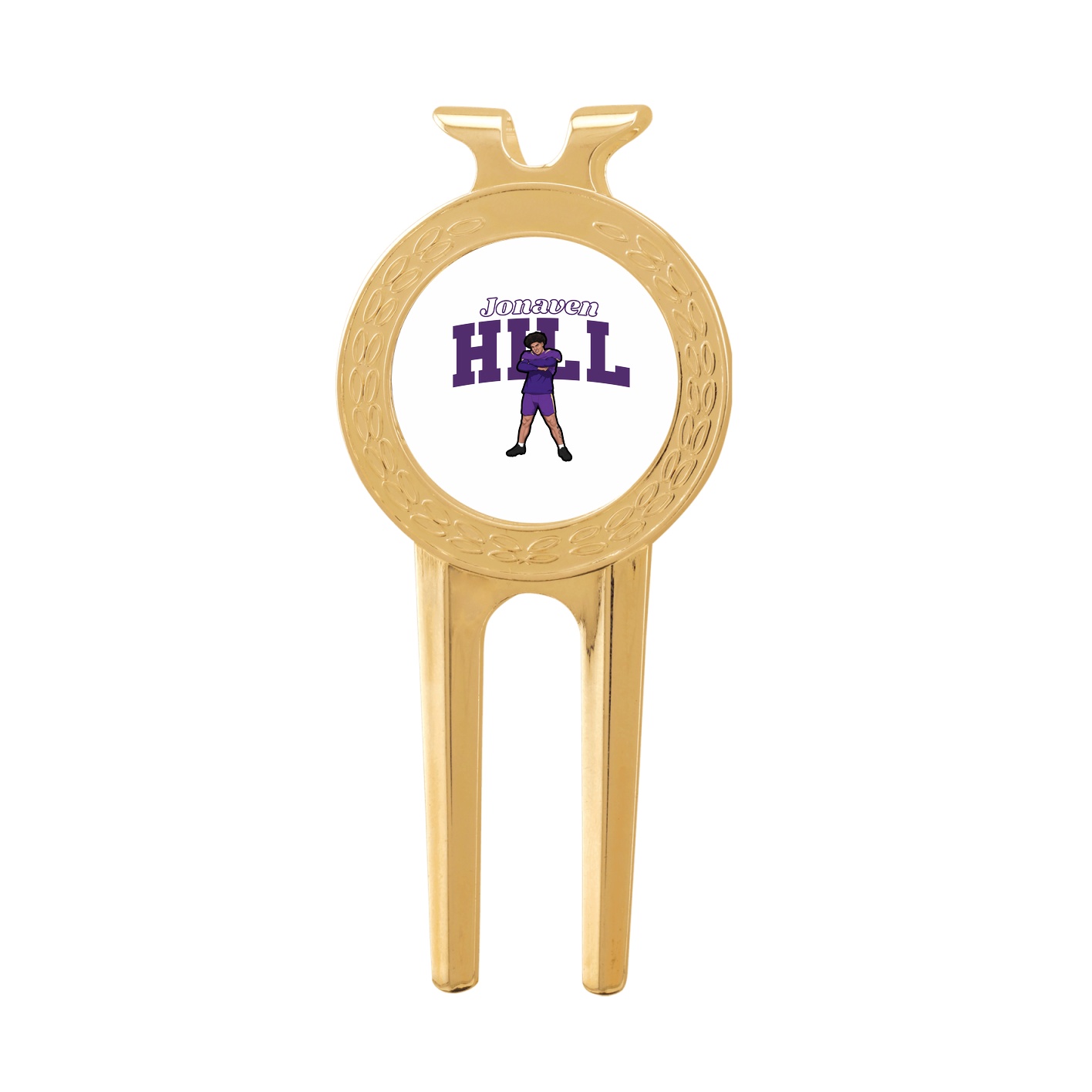 Divot Tool with Ball Marker — Name Arch in Classic