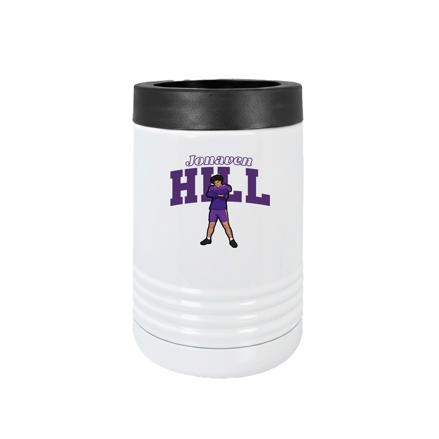 Beverage Holder — Name Arch in White