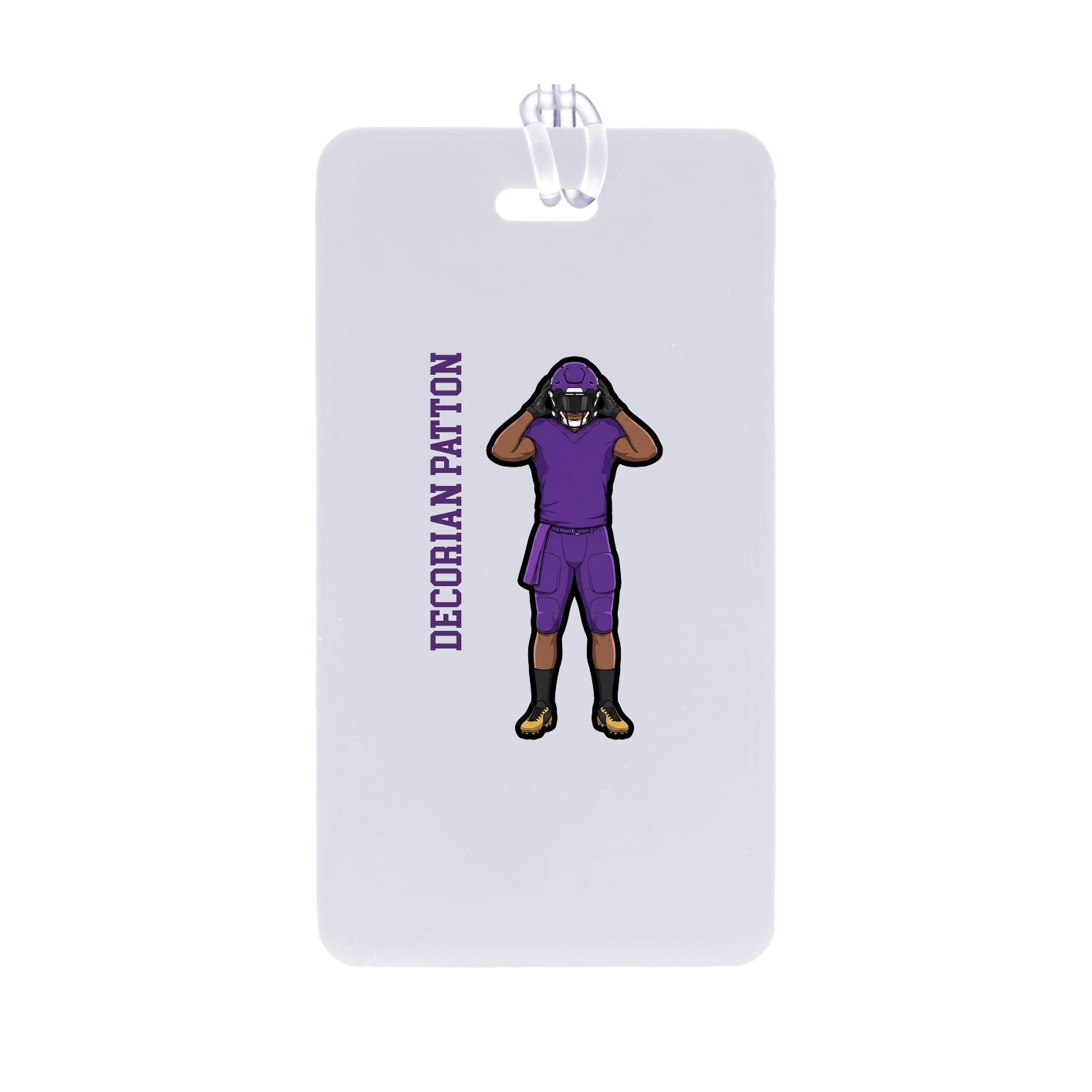 Bag Tag — Name Vertical in Classic
